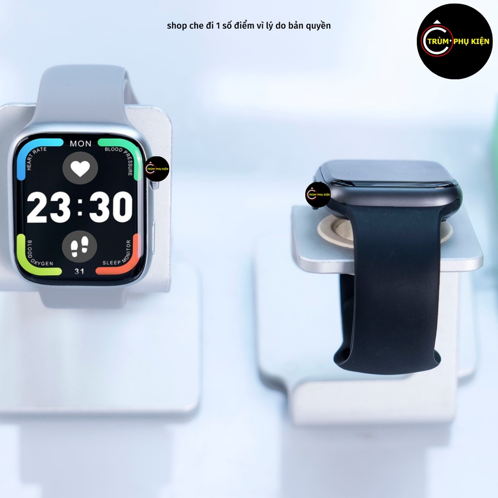Đồng Hồ Thông Minh Watch 7 FULL VIỀN FULL THÔNG BÁO - Nghe Gọi - Nhận Thông Báo Tin Nhắn - Thay Ảnh Nền