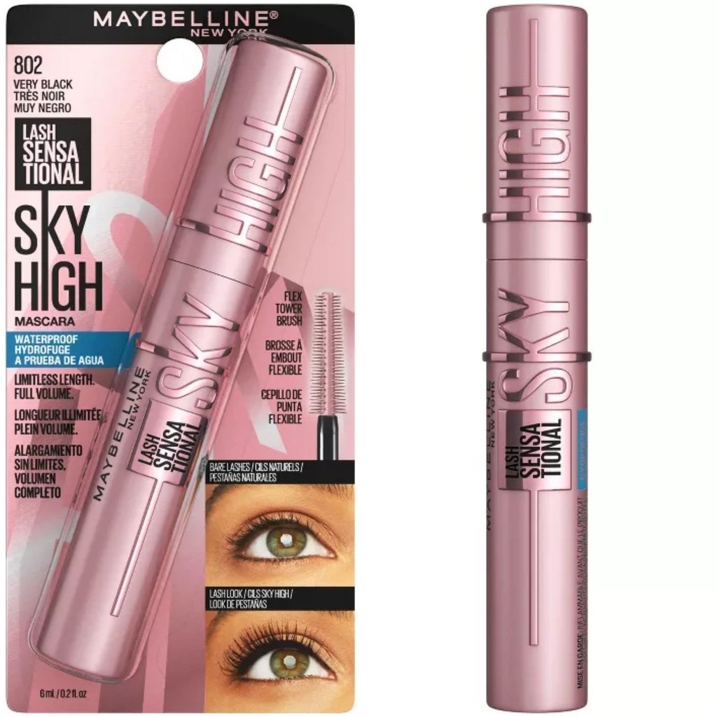 Mascara Maybeline Sky High làm dài mi Waterproof. Có sẵn