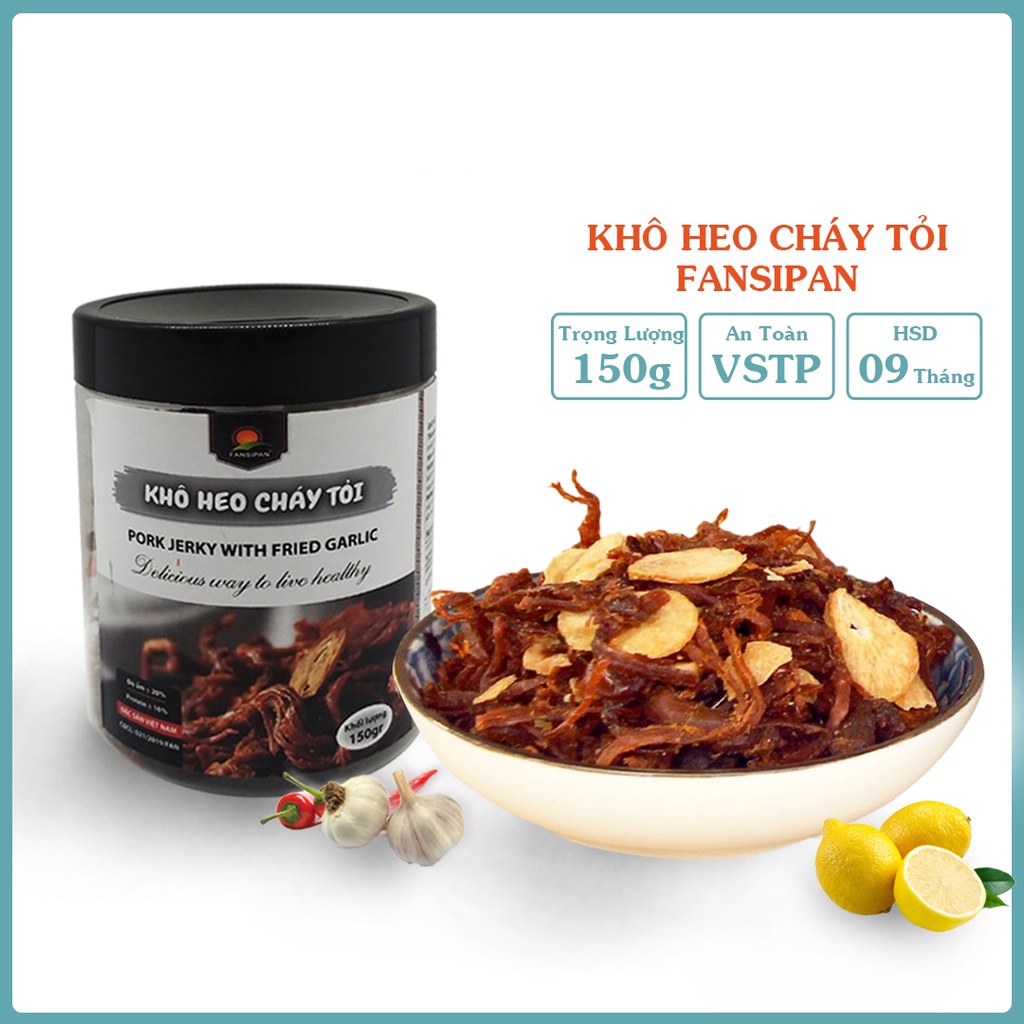Set 4 loại thịt sấy khô thượng hạng Fansipan hộp 100g-200g