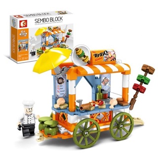 Đồ chơi Lego Sembo Block lắp ráp mô hình phương tiện, đồ chơi lego lắp ghép thông minh cho bé