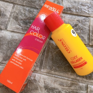 COMBO THUỐC NHUỘM + TRỢ NHUỘM REWELL