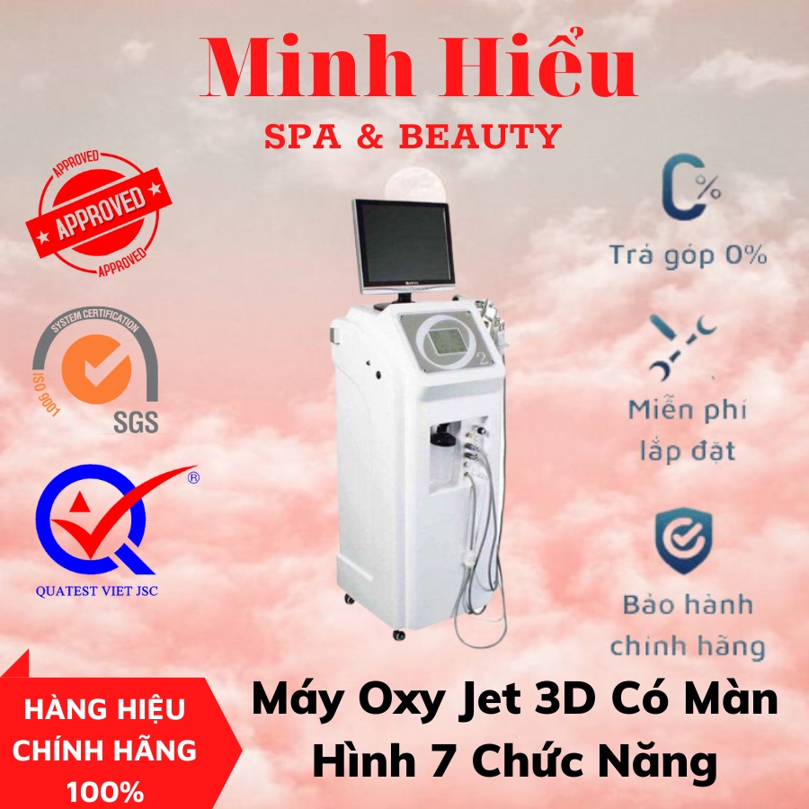 Máy Oxy Jet 3D Có Màn Hình 7 Chức Năng