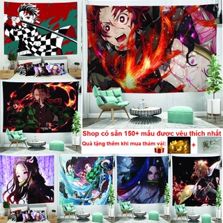 Vải Treo Tường Anime Kimetsu No Yaiba Decor Phòng Chọn Lọc Những Bản Đẹp