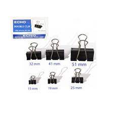 Kẹp bướm đen các size 15, 19, 25, 32, 41, 51mm