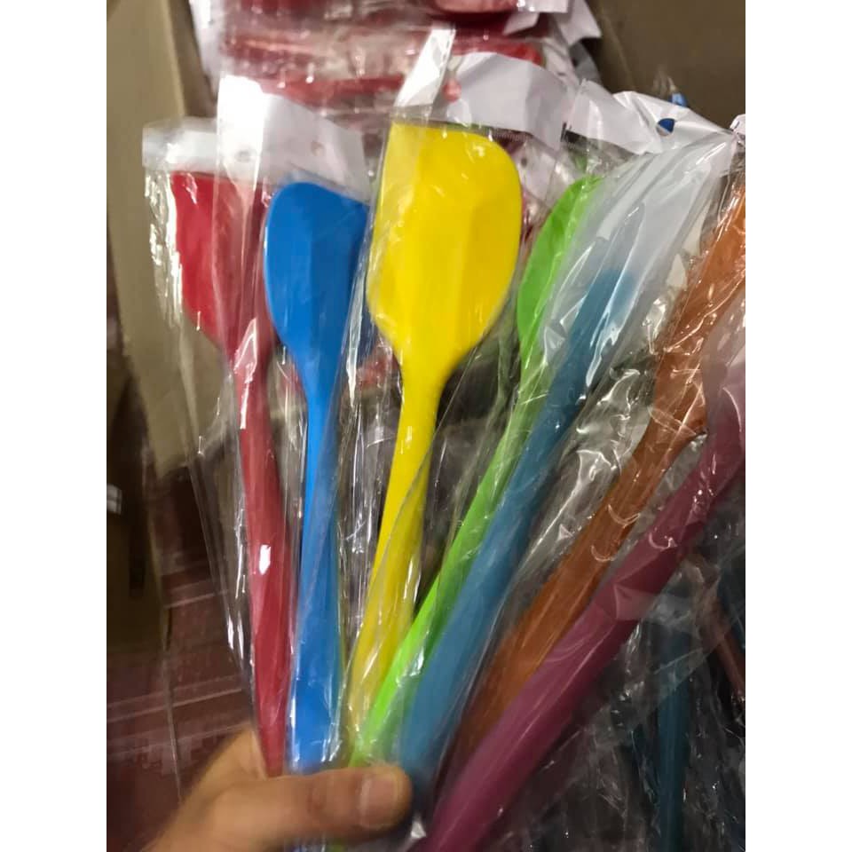 Spatula Silicon 28cm màu sắc - Phới vét bột