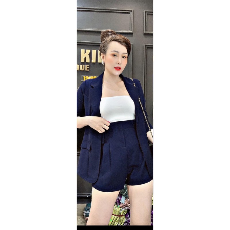 Set vest bố caro bigsize 3 món 60=&gt;90kg(Gồm:áo vest + quần +áo 2 day)