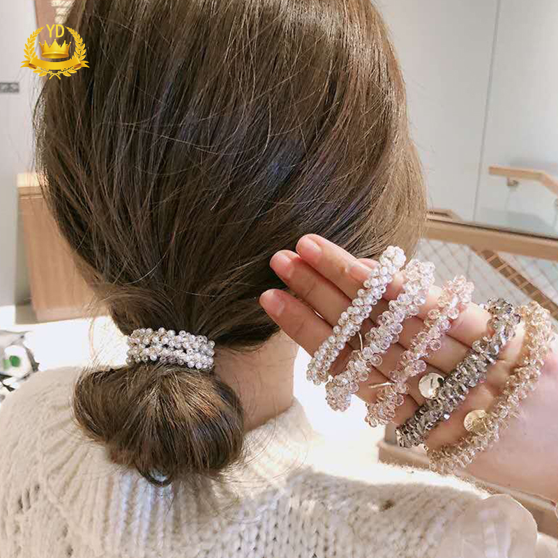 Dây Buộc Tóc Đính Ngọc Trai Thời Trang Cho Nữ