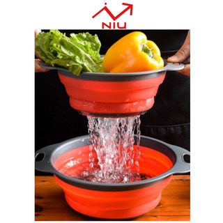 Rổ Silicone Gấp Gọn Đa Năng