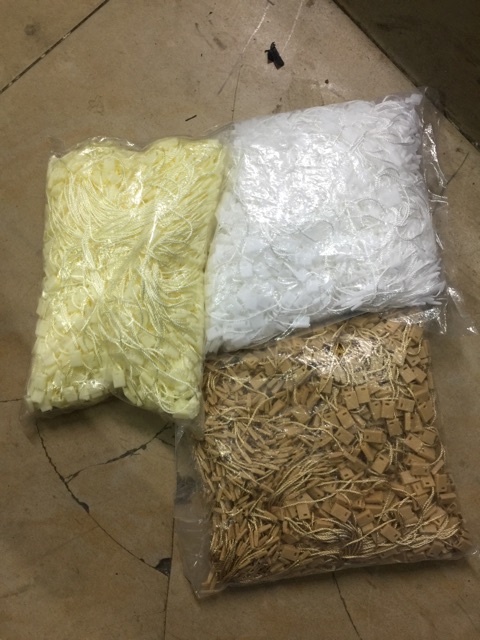 Dây treo tag mác quần áo các màu, gói 1.000c