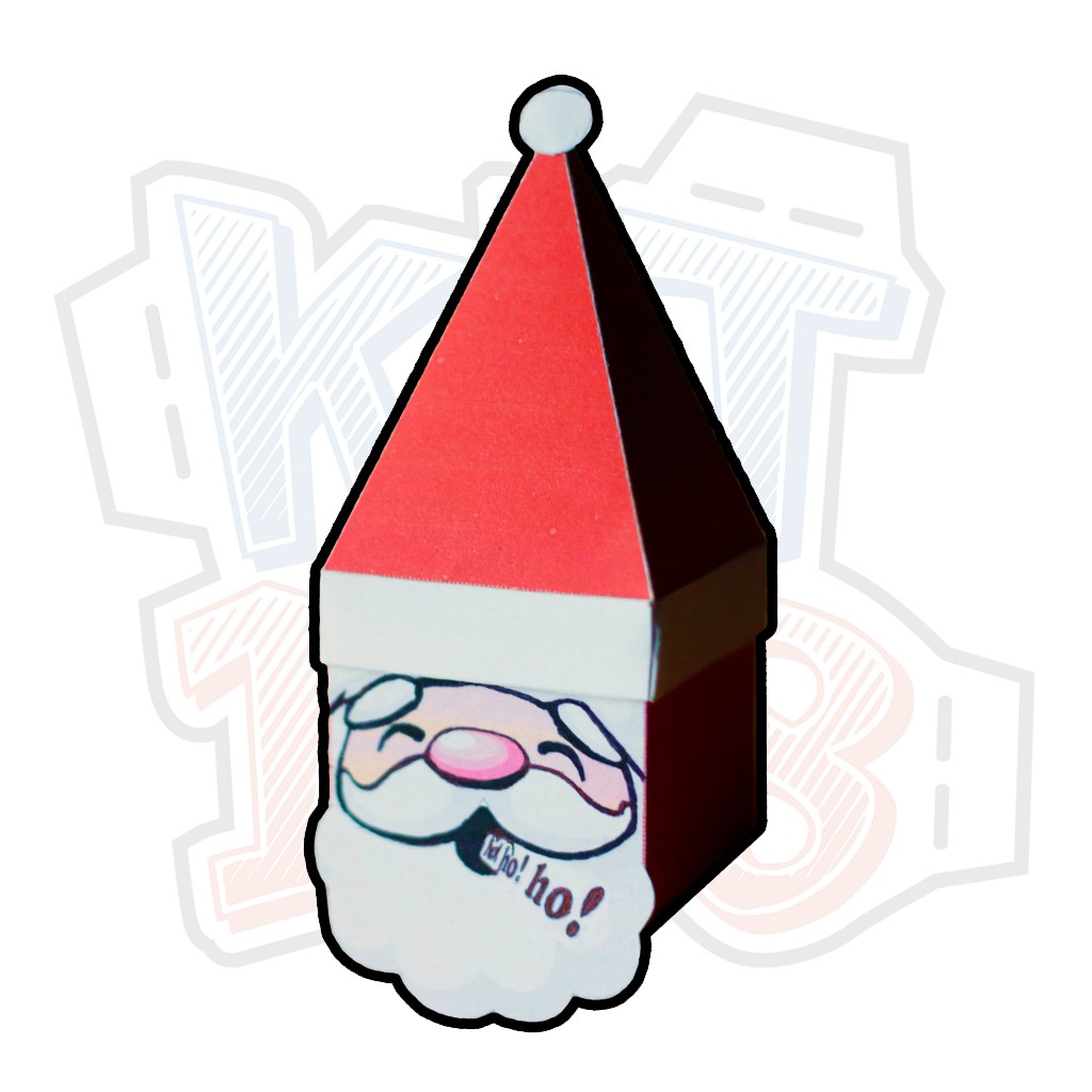 Mô hình giấy Giáng Sinh Christmas Noel Santa head