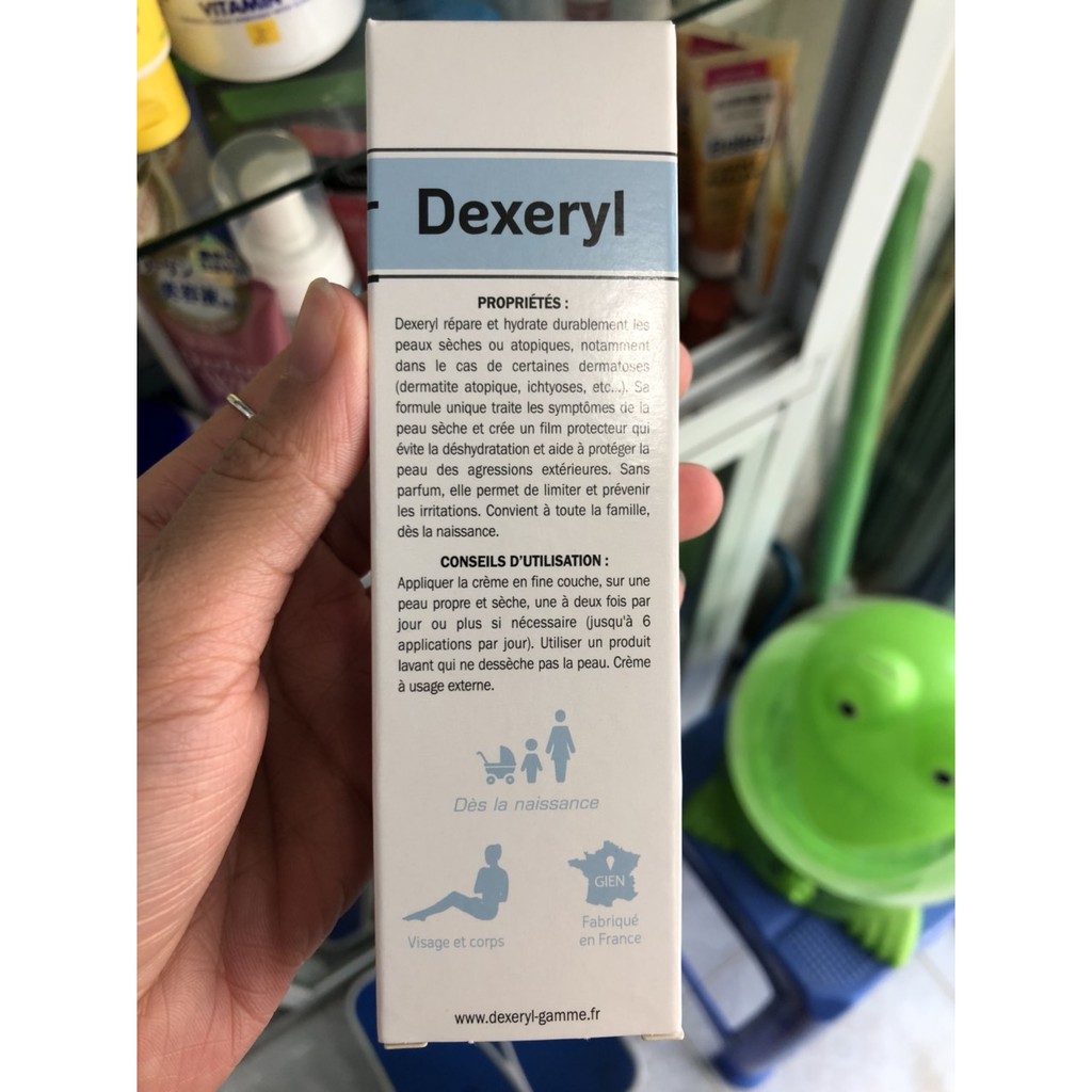 Kem Dưỡng Ẩm Dexeryl 50g - Nội Địa Pháp - Kem Dưỡng ẩm an toàn cho bé