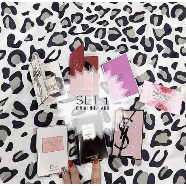 SET NƯỚC HOA MINI - 6 VIAL NỔI TIẾNG