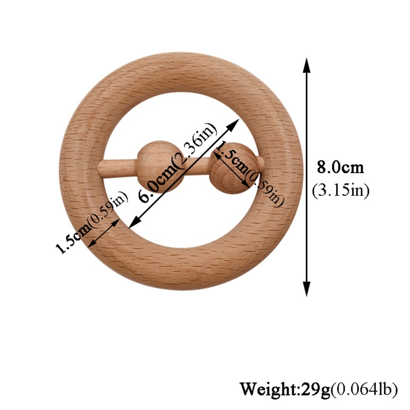 Vòng Đồ Chơi Lục Lạc Ngậm Nướu Cho Bé Sơ Sinh