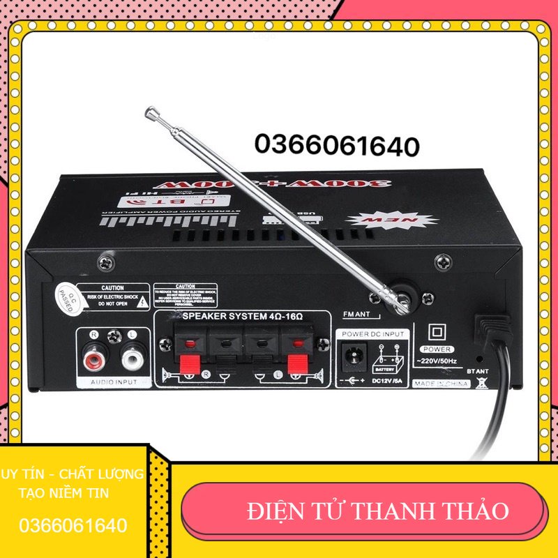 Ampli Mini Karaoke BLT Cao Cấp BT-198B-B