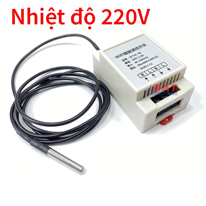 Bộ Kiểm Soát Nhiệt Độ Qua Wifi 220V WTAC-40A