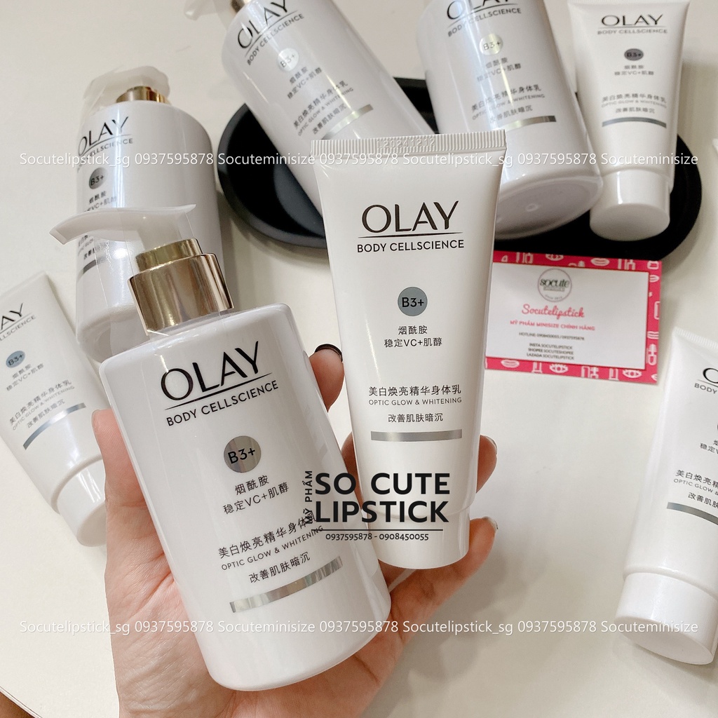 [MẪU MỚI] Dưỡng thể OLAY Body Cellscience Super Bright Whiteting - Bản Trung