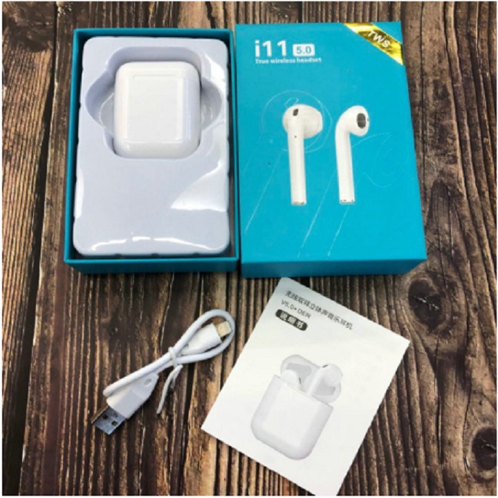 Tai Nghe Bluetooth i11 Tws Bluetooth 5.0 Stereo Super Bass