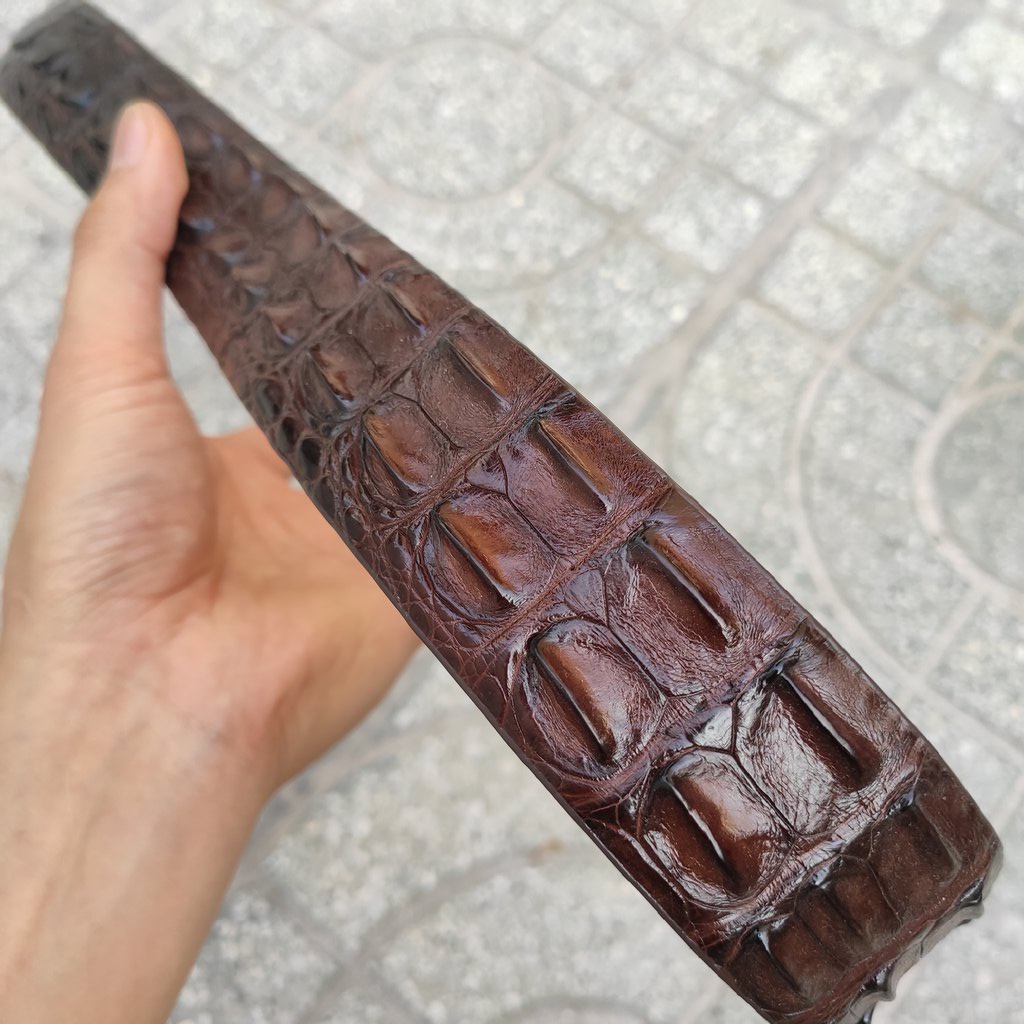 Thắt Lưng Cá Sấu Liền 4cm