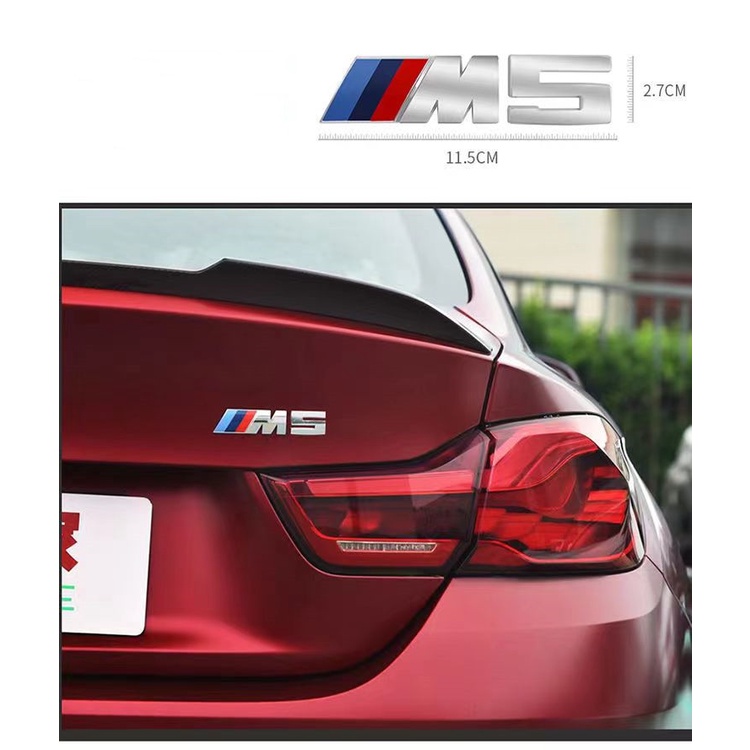3D Độc Đáo Trang Trí Cho Xe Hơi Bmw M1 M2 M3 M4 M5 M6 X1 X2 X3 X4 X5 X6 Chữ Bằng Kim Loại Dán Trang Trí Cho Xe