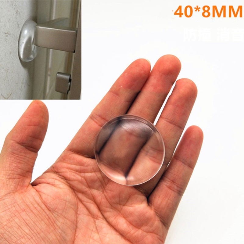 Set 1 / 6 Miếng Đệm Silicone Bảo Vệ Tay Nắm Cửa Tiện Lợi