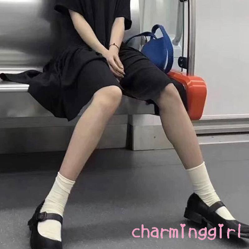 Vớ Cổ Cao Siêu Mỏng Mềm Mại Co Giãn Màu Trơn Thời Trang Mùa Hè Cho Nữ