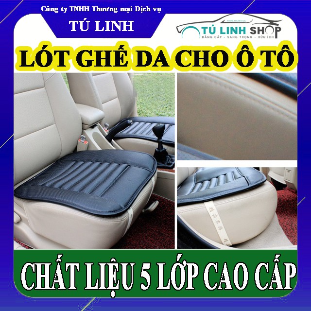 Tấm lót ghế ô tô bằng da 5 lớp cao cấp mẫu 1 + Tặng quà