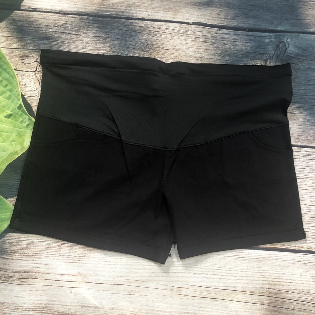 Quần Short Bầu Umi cotton đẹp mát- trẻ trung - ảnh thật