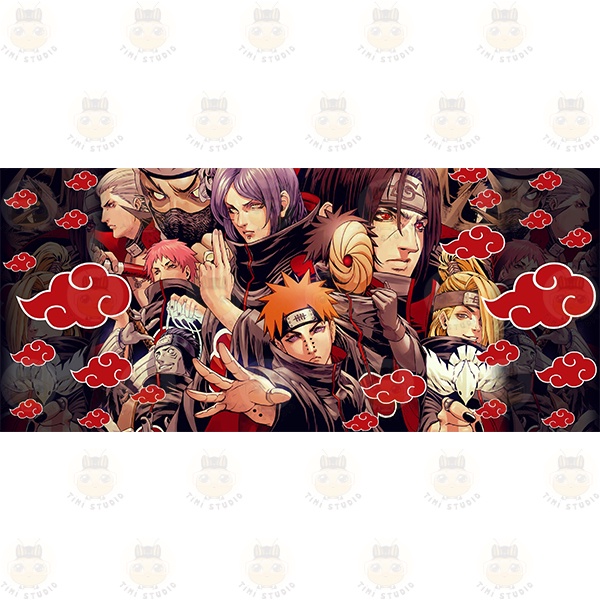 Bình Nước Thủy Tinh Hình Akatsuki Naruto - Tỉ Mỉ Studio - Mã 0609FG