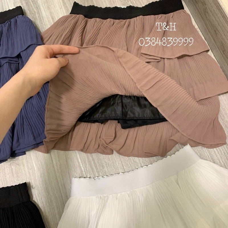 CHÂN VÁY XOÈ 3 TẦNG QUẢNG CHÂU MS13525