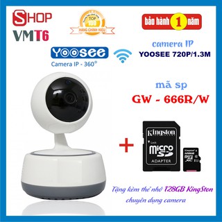 [Camera Giám Sát Siêu Nét] Camera IP YooSeeWiFi Không Dây GW-666RW - Độ phân giải HD 720p