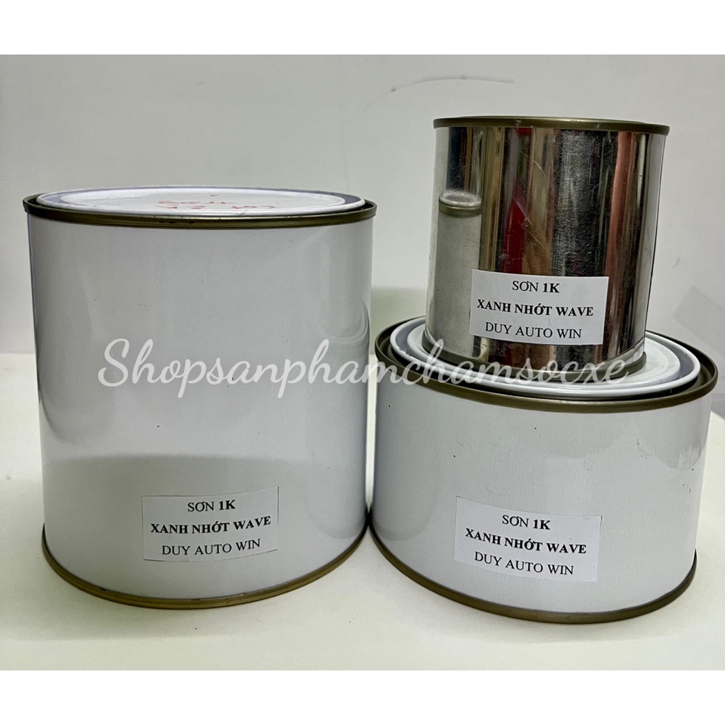 Màu xanh nhớt wave Honda sơn 1k - Lon 250g, 0.5kg và 1kg