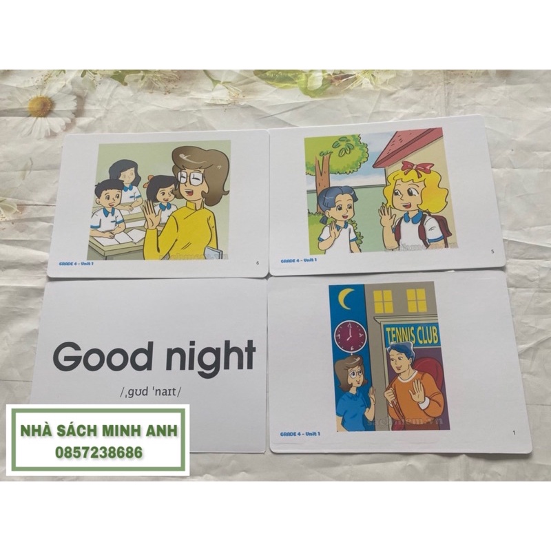 Flashcard TIẾNG ANH LỚP 3,4,5 -Chương trình mới nhất của Bộ Giáo Dục