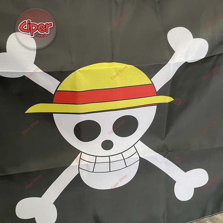 Cờ hải tặc Luffy 60 x 90cm - Cờ One Piece