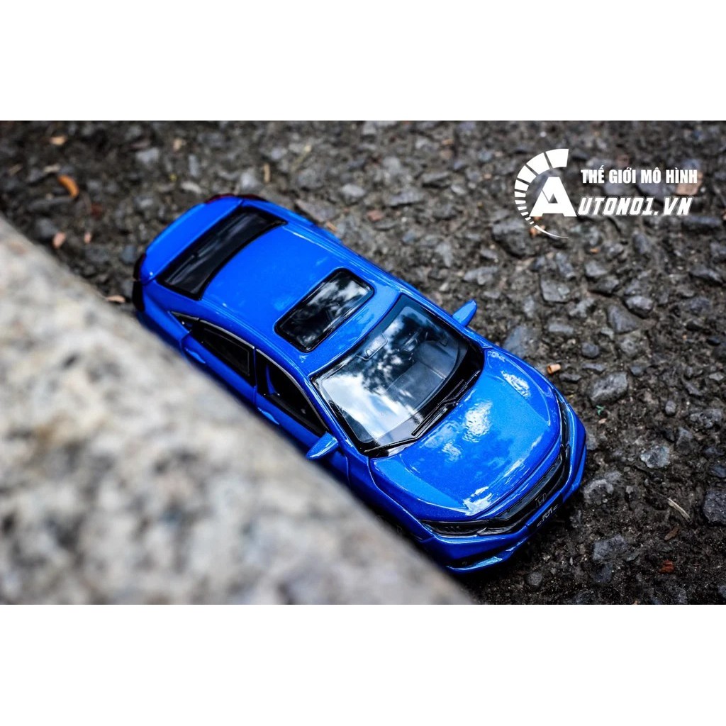 MÔ HÌNH XE HONDA CIVIC BLUE 1:32 JACKIEKIM 5754