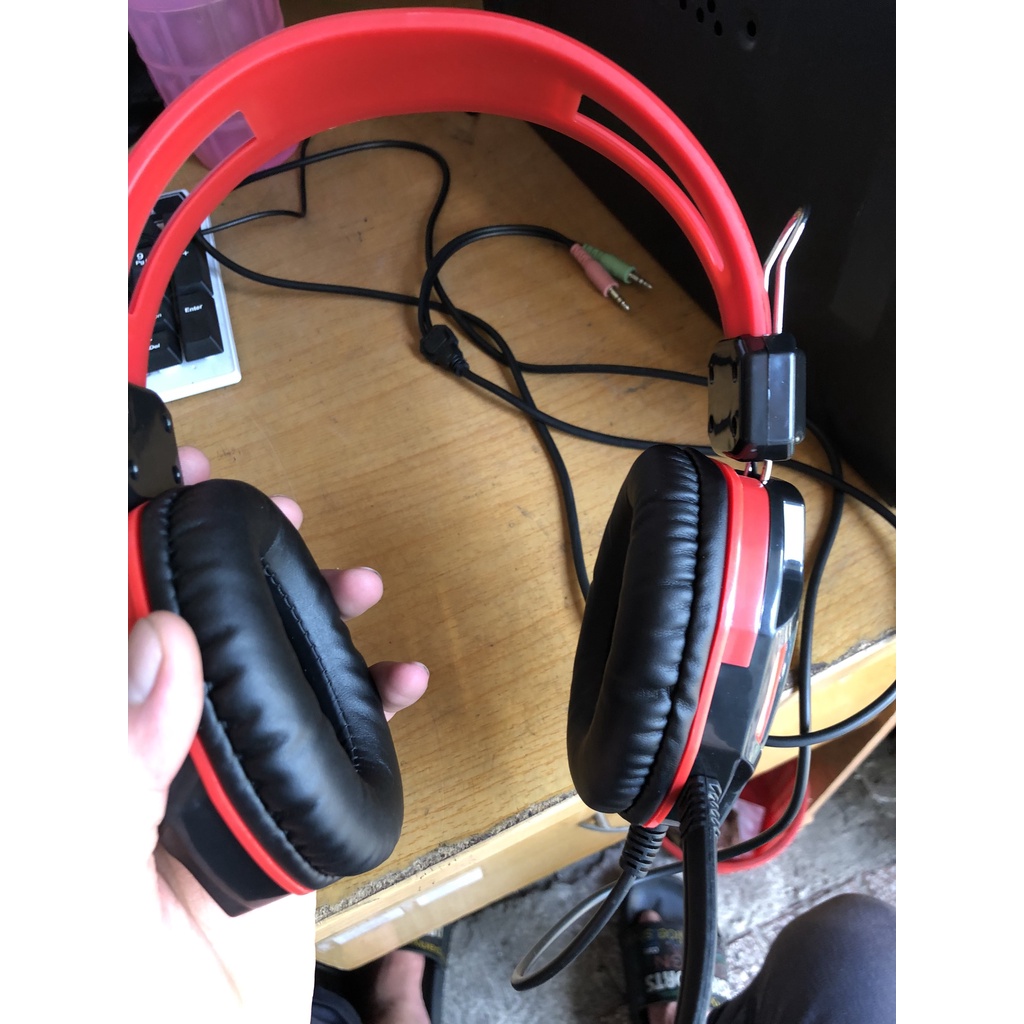Tai nghe gaming SPtech stereo music headset.