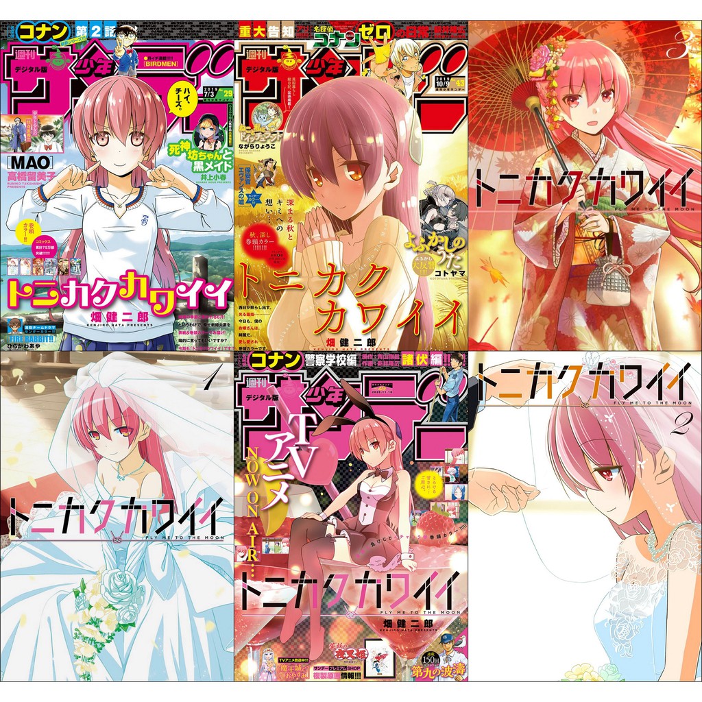 Bộ 6 Poster anime Tonikaku Kawaii  - A3,A4,A5