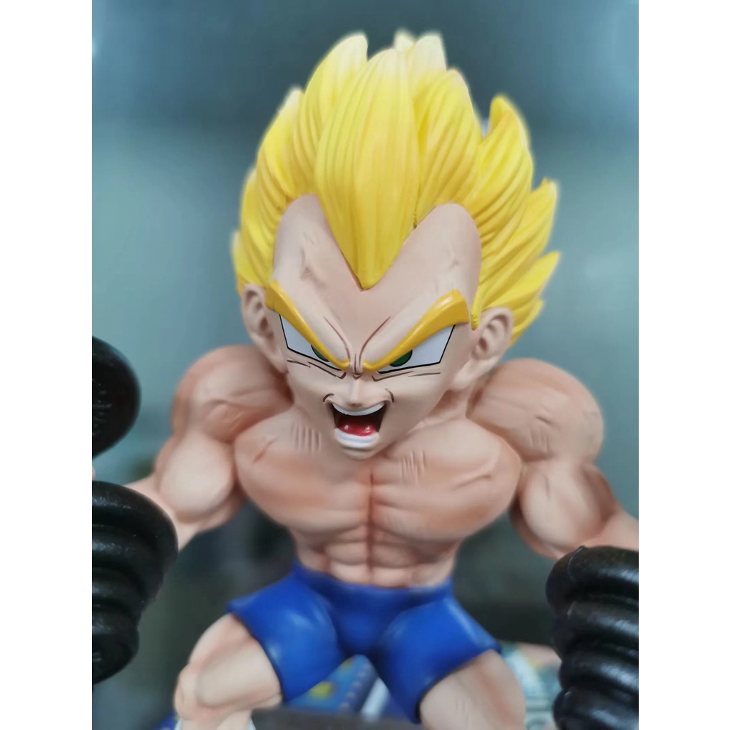 Mô hình chibi vegeta tập tạ hàng đẹp chất lượng