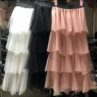 Chân váy lưới phồng 4 tầng ( kèm ảnh thật)