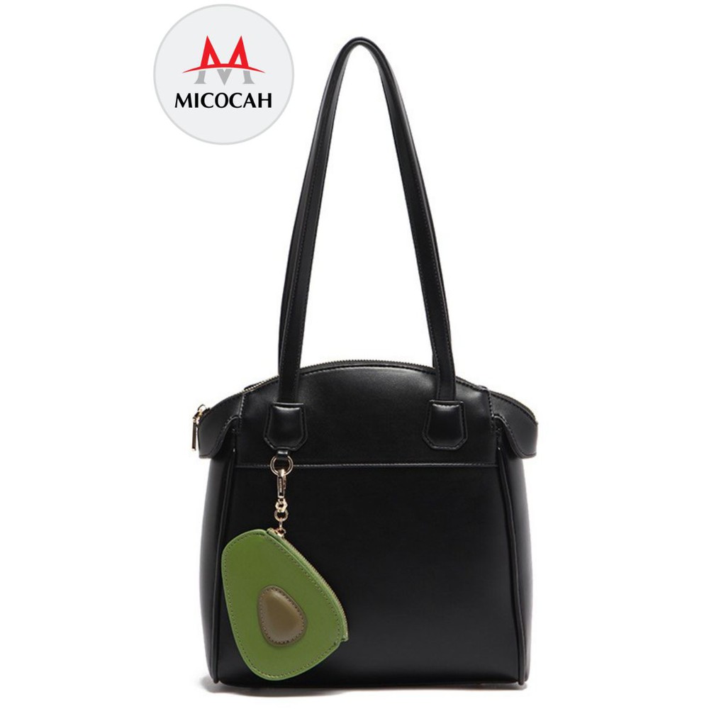 Túi Xách Nữ Kẹp Nách Chính Hãng MICOCAH Dáng Công Sở Thời Trang Kèm Icon Hoa Quả Siêu Xinh MC68