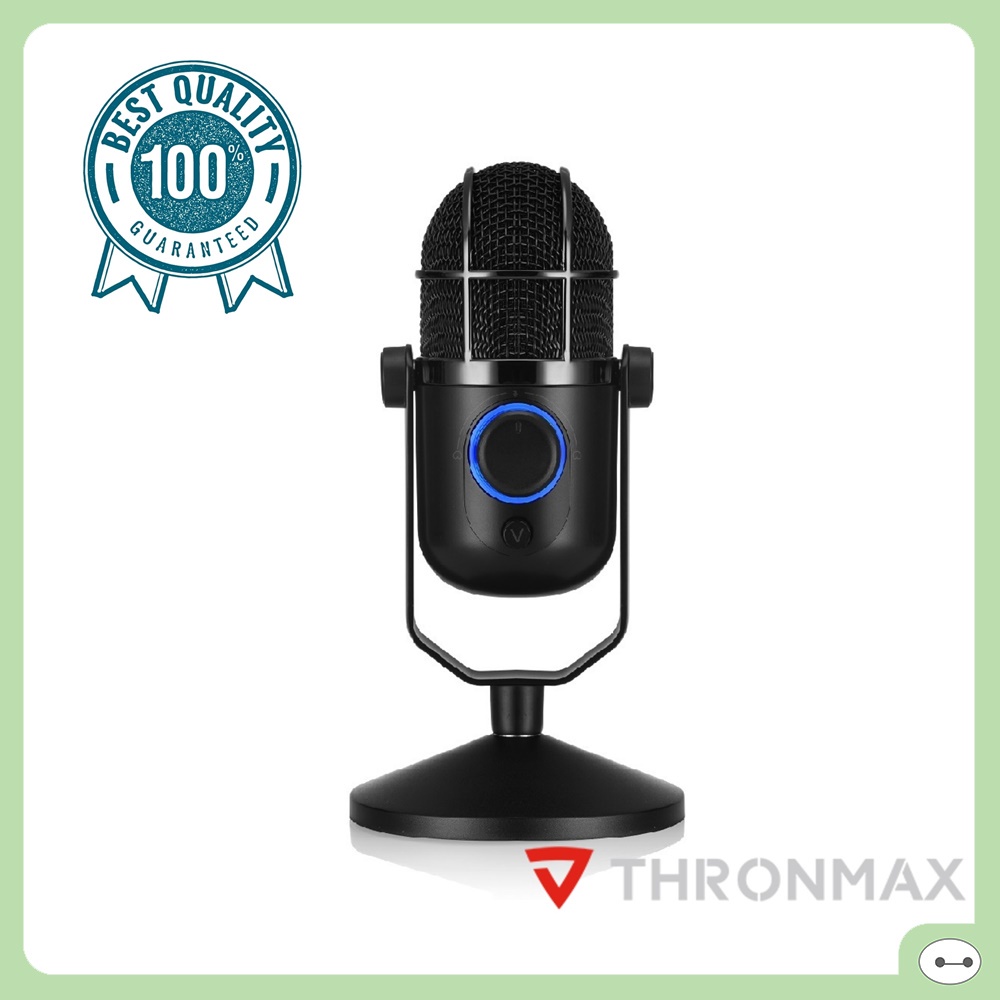 MICROPHONE THU ÂM THRONMAX MDRILL DOME M3 JET BLACK 48kHz