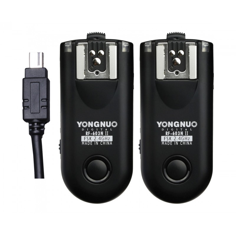 YONGNUO RF-603N II WIRELESS FLASH TRIGGER KIT FOR NIKON