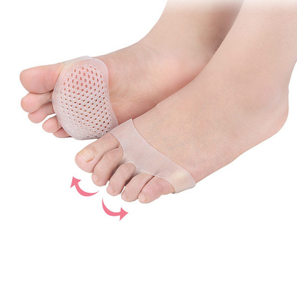 bộ 2 miếng lót giày silicol  hình lưới chống chai, giảm đau các ngón chân khi đi giày cao gót- Như Trang Plaza
