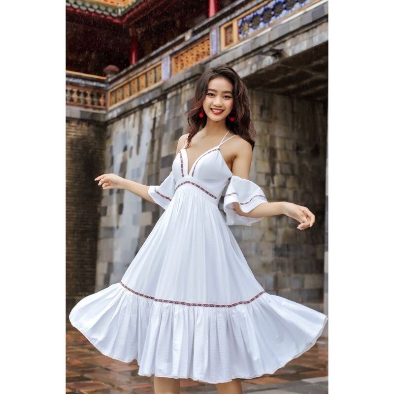 Pass đầm Sò Vintge