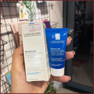 Gel  Rửa Mặt Tạo Bọt La Roche - Posay Effaclar Purifying Foaming Gel 15 ml