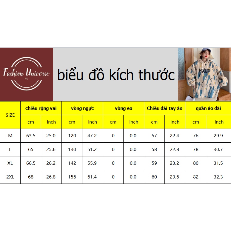 Áo hoodie nữ form rộng dài oversize loang quảng châu nỉ có mũ áo hoodie nữ form rộng học sinh đi chơi đi hoc TTJ140