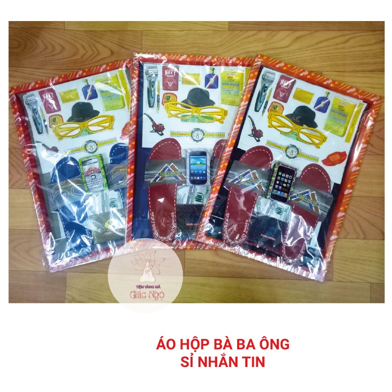 Áo Hộp PIJAMA/ BÀ BA ÔNG Giấy Cúng VÀNG MÃ - Đồ Cúng Giá Rẻ Sỉ Lẻ