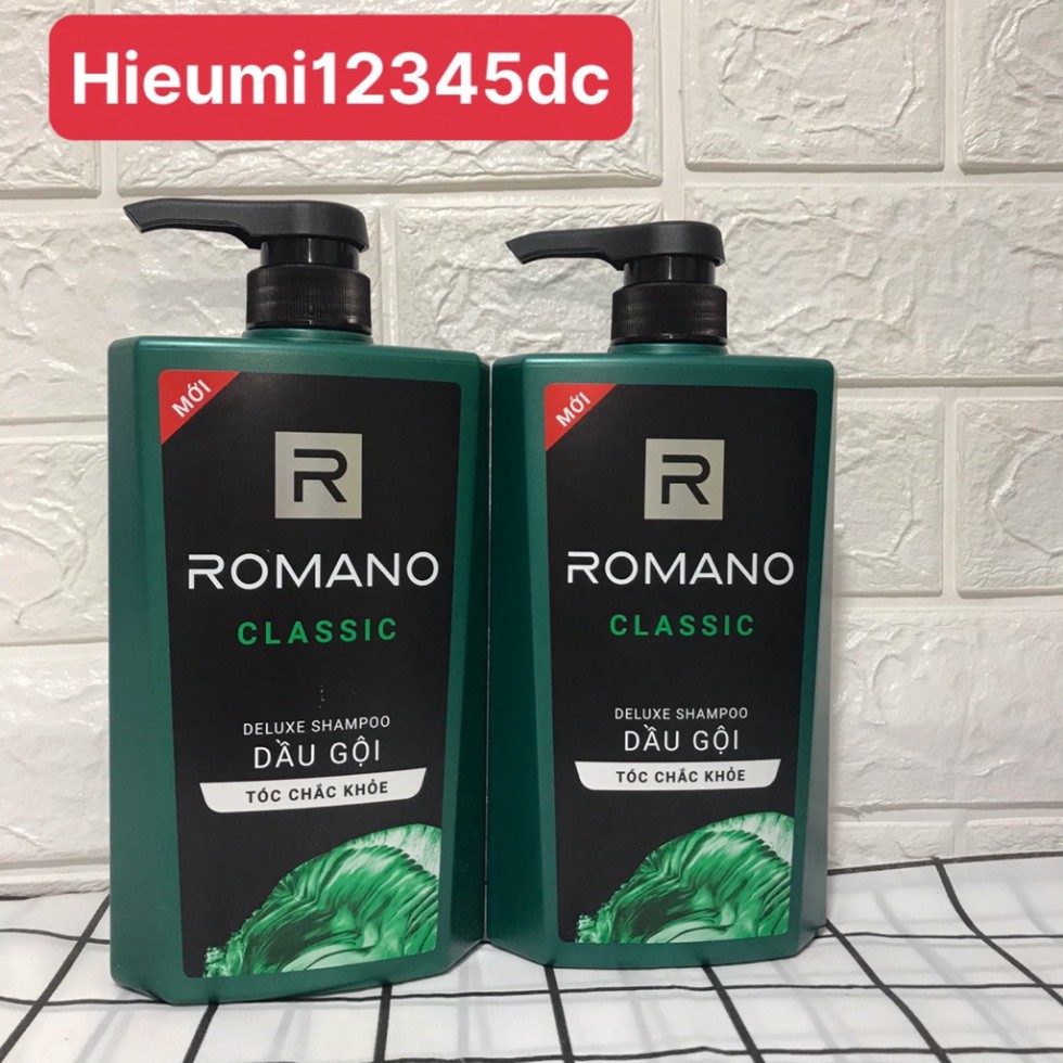 Dầu Gội Cao Cấp Cho Nam Romano