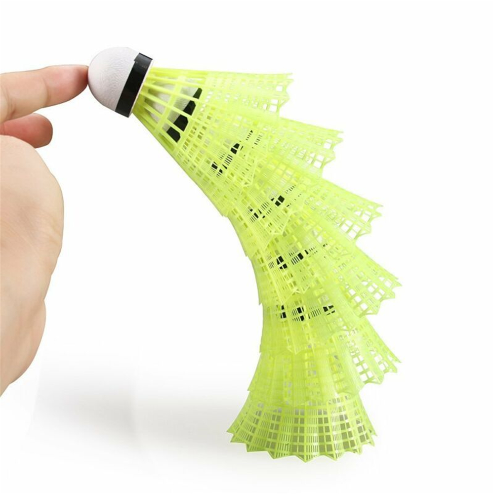 WUWOWU Bộ 3/6/12 quả cầu lông bằng nhựa nylon siêu bền luyện tập trong và ngoài nhà
