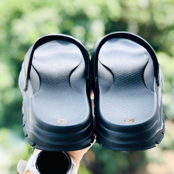 Dép 𝐂𝐎𝐕𝐄𝐑𝐍𝐀𝐓 ❤️FREESHIP + HỘP❤️ dép thể thao quai ngang nam nữ Covernat đế độn 4cm có tem mác, bao bì màu đen