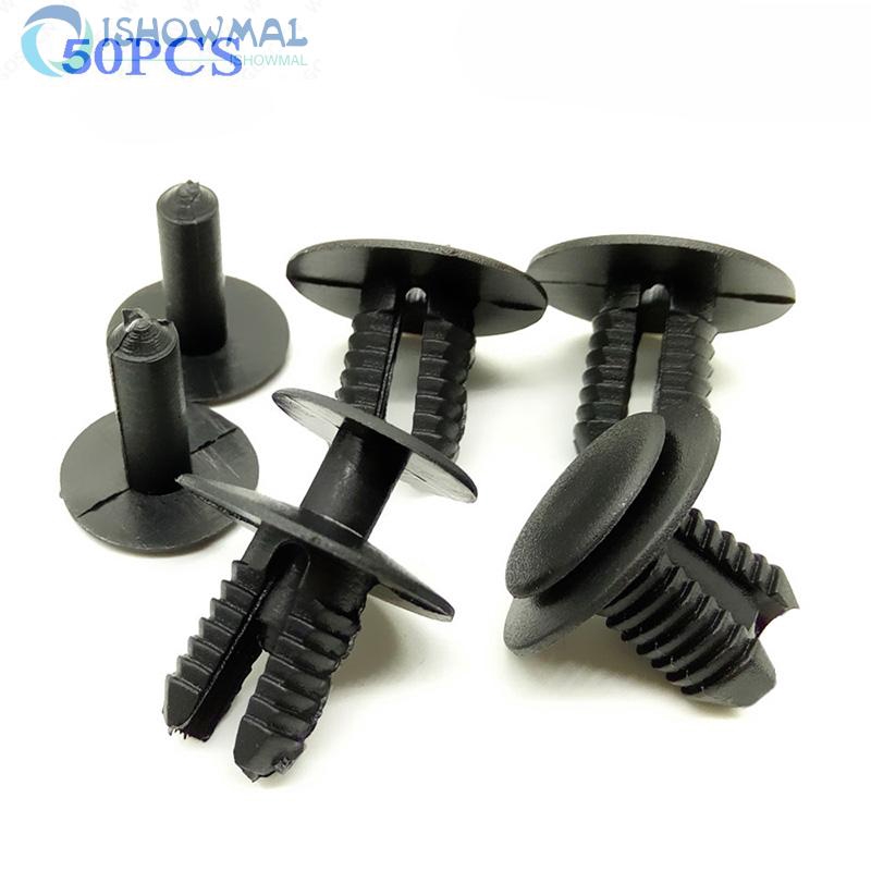 Set 50 Đinh Tán Nhựa 9mm Cho Xe Mercedes Benz Bmw